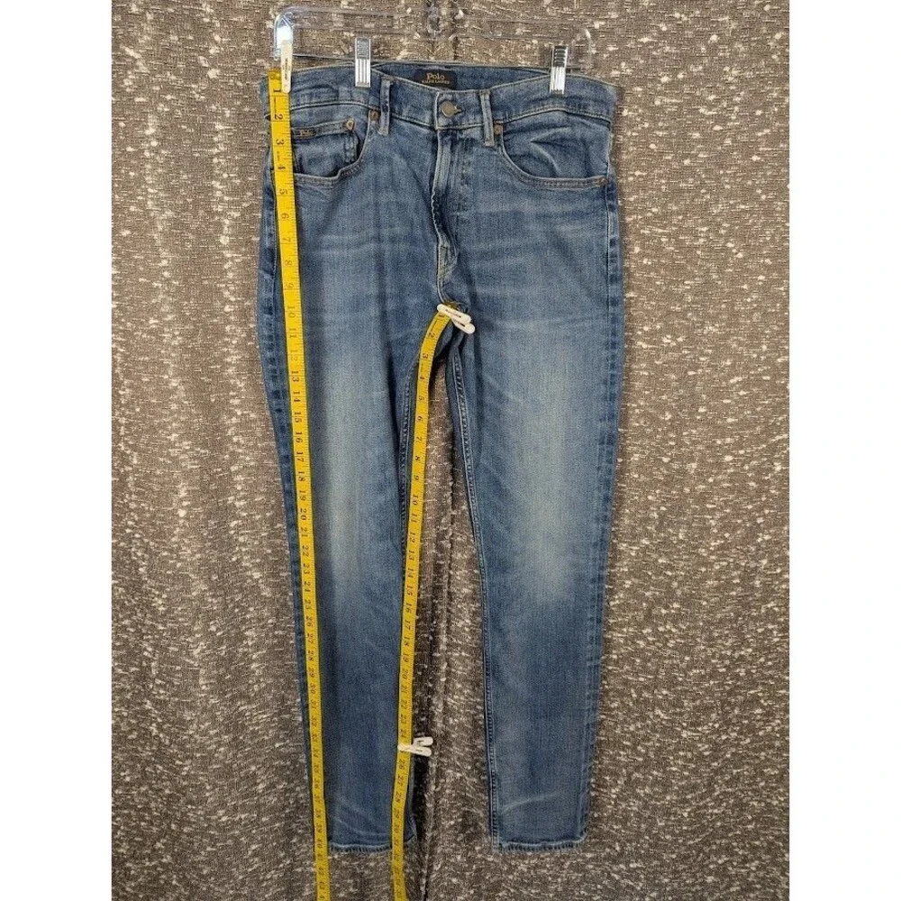 Polo Ralph Lauren‎ Skinny Blue Wash Denim Jeans Men's 32x34